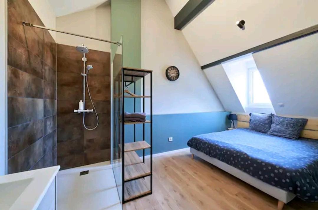 Ferienwohnung Loft Neuf Avec Bain Jacuzzi Et Terrasse Colmar Exterior foto