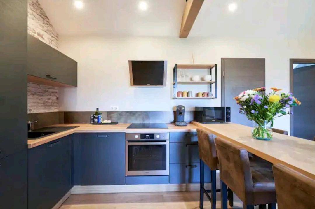 Ferienwohnung Loft Neuf Avec Bain Jacuzzi Et Terrasse Colmar Exterior foto